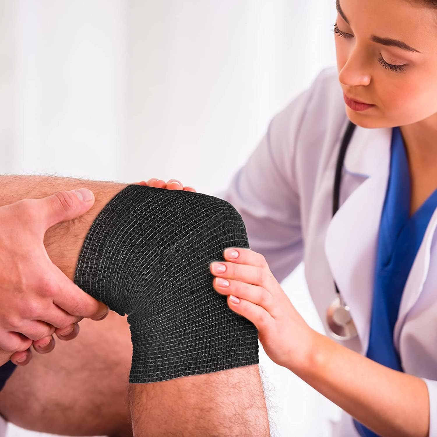 Elastyczny bandaż spójny dla służby zdrowia