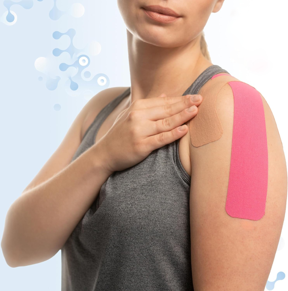 Wstępnie przycięta taśma kinezjologiczna do uprawiania sportu